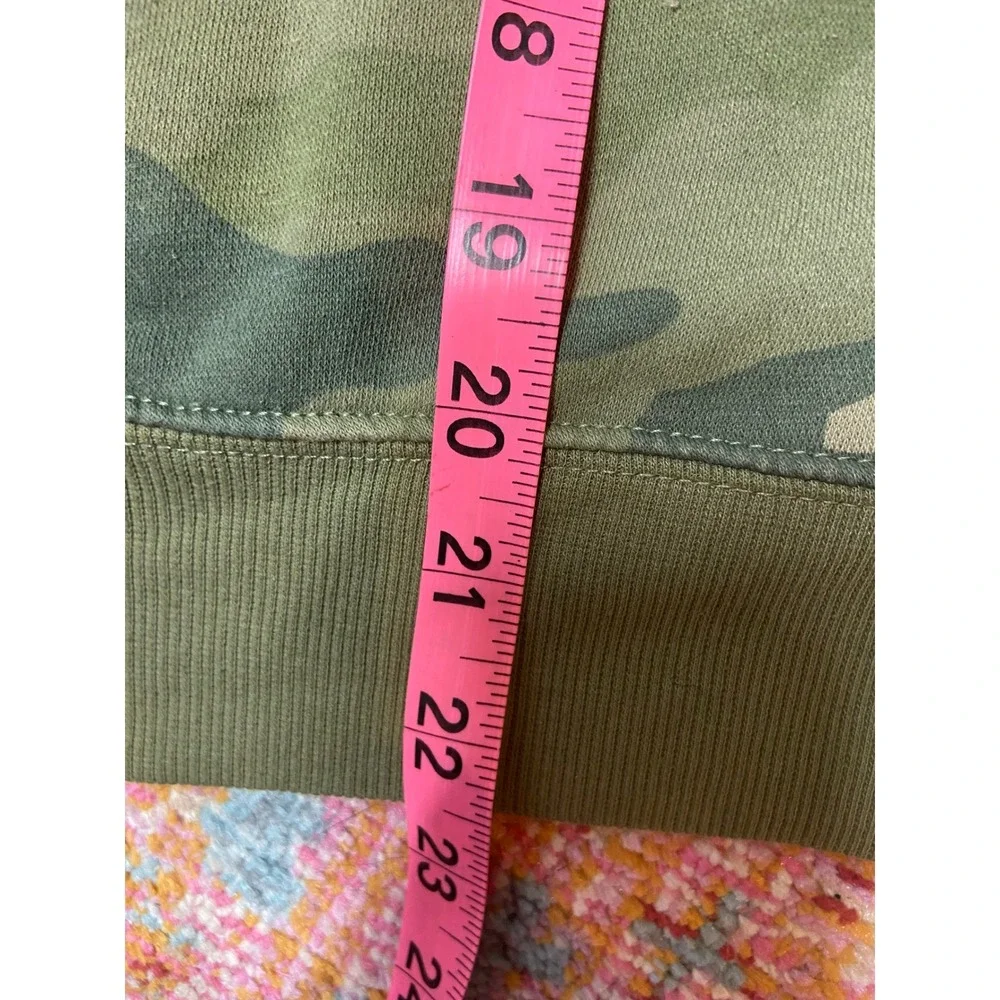 Old Navy Camo Sweatshirt Joggers Matching Set Green Camouflage Women's S Tall